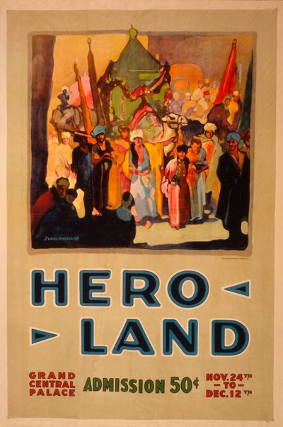 ملصق Hero Land ، نيويورك ، نيويورك بواسطة غير معروف