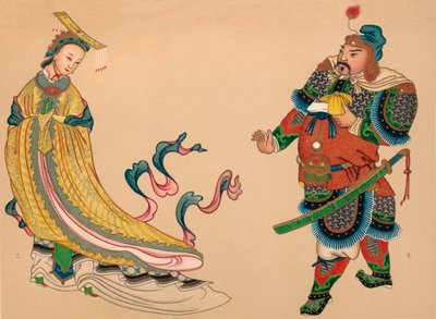 أبطال وبطلات التاريخ الصيني ، c1903 ، 1904 بواسطة غير معروف