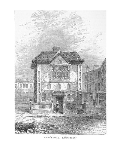 قاعة هيكس ، 1750. 1878 بواسطة غير معروف