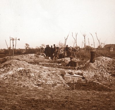 بطارية مخفية ، c1914-c1918 بواسطة غير معروف