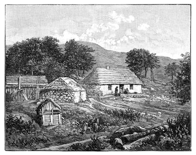 أكواخ المرتفعات في Lochaber ، اسكتلندا ، 1900 بواسطة غير معروف