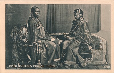 أوراق اللعب الهندوسية ، c1910 بواسطة غير معروف