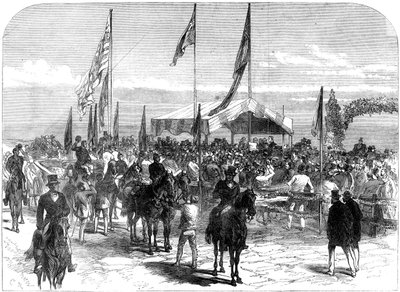 صاحب السمو الملكي يتسلم عنوان مؤسسة غلينليغ ، أستراليا ، 1868 بواسطة غير معروف