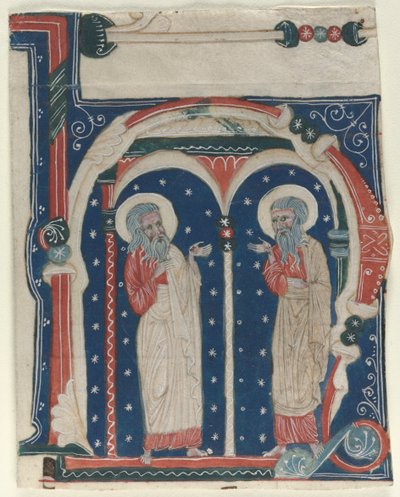 H الأولي التأريخي المستأصل من جهاز مضاد: SS. بول الناسك وأنتوني ، c1200-1230. بواسطة غير معروف