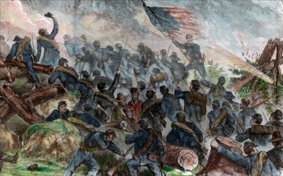 معركة هوكرز ، الحرب الأهلية الأمريكية ، 26 نوفمبر 1863 بواسطة غير معروف