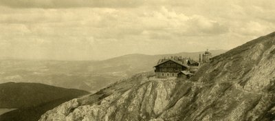 فندق على Schneeberg ، النمسا السفلى ، c1935. بواسطة غير معروف