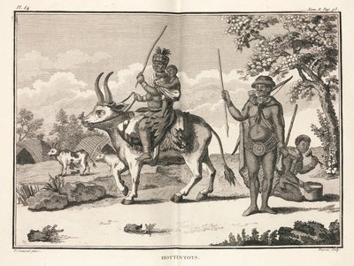"Hottentots" ، أفريقيا بواسطة غير معروف