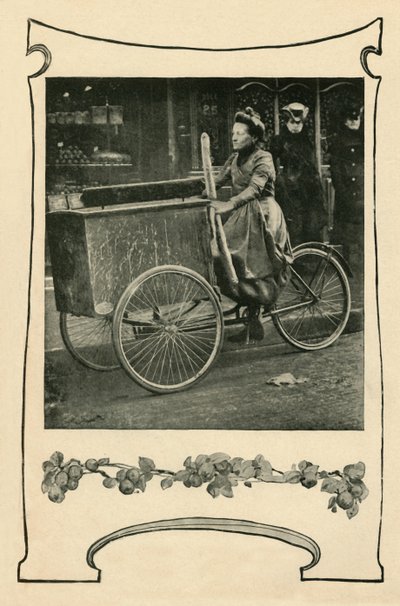 كيف يتم توصيل الخبز في باريس ، 1901. بواسطة غير معروف