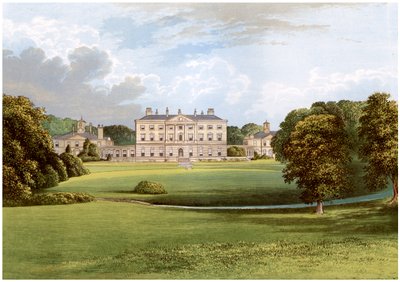 Howick Hall ، Northumberland ، منزل إيرل جراي ، c1880 بواسطة غير معروف