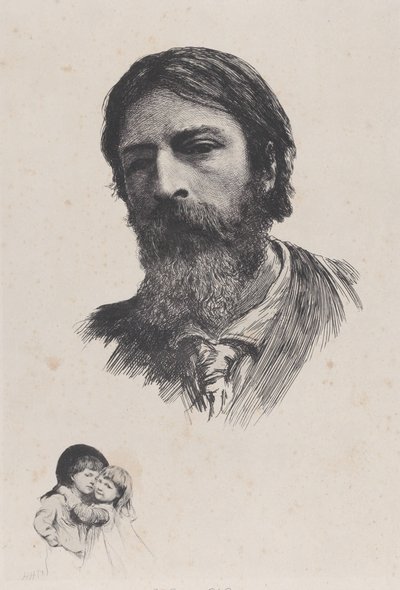 Hubert Herkomer ARA وأطفاله ، بعد عام 1879. بواسطة غير معروف