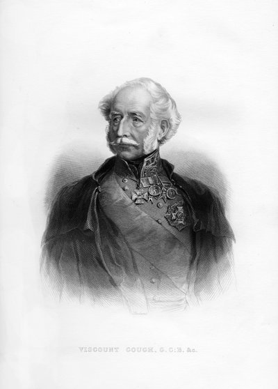 هيو غوف ، 1st Viscount Gough ، مشير ميداني بريطاني ، القرن التاسع عشر بواسطة غير معروف