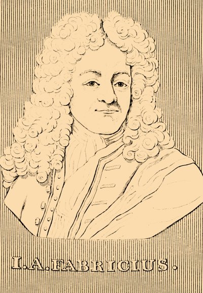 IA فابريسيوس ، 1668-1736 ، 1830. بواسطة غير معروف