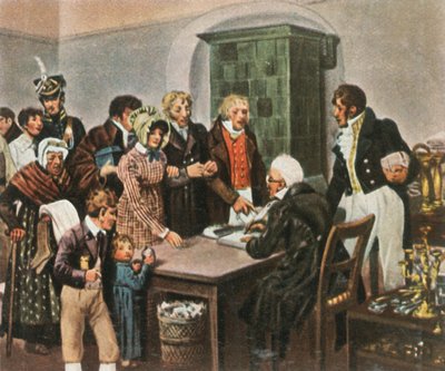 أعطيت الذهب للحديد ، 1813 ، 1936. بواسطة غير معروف