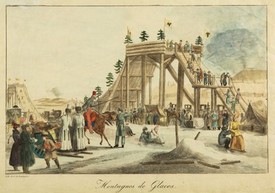 جبال الجليد ، كاليفورنيا 1814 بواسطة غير معروف