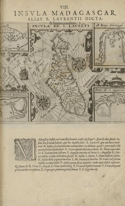 رسم توضيحي مأخوذ من كتاب India Orientalis لمؤلف غير معروف ونشره Excudebat Matthaeus Beckerus فرانكوفورتي ، 1598-1628 (دي ، 1601) بواسطة غير معروف