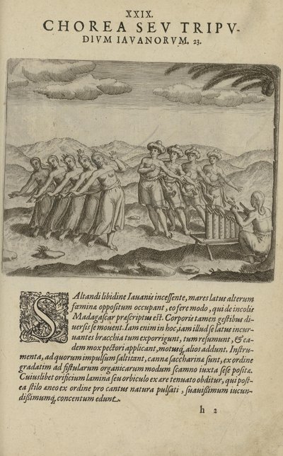 رسم توضيحي مأخوذ من كتاب India Orientalis لمؤلف غير معروف ونشره Excudebat Matthaeus Beckerus بواسطة غير معروف