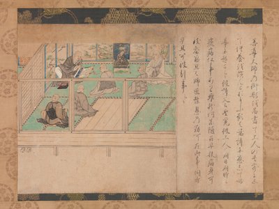 سيرة مصورة لـ Honen Shuikotokuden-e ، كاليفورنيا. 1310-20. بواسطة غير معروف