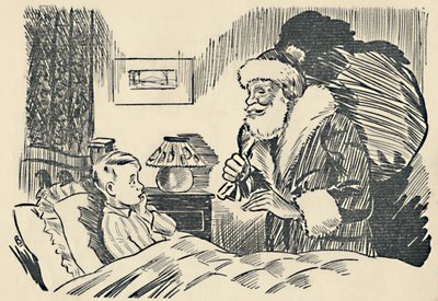 رسم توضيحي من تضليل سانتا كلوز ، 1936. بواسطة غير معروف