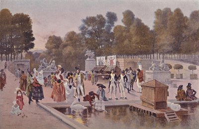 في حديقة التويلري ، 1896 بواسطة غير معروف