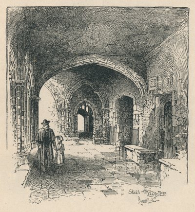 في الدير ، 1895 بواسطة غير معروف