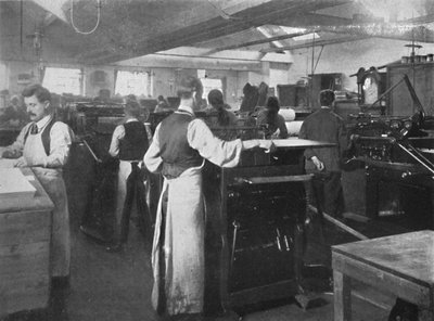 في غرفة الآلة ، 1916 بواسطة غير معروف