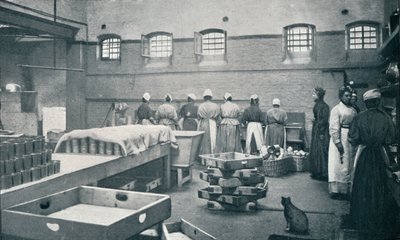 في مطبخ سجن هولواي ، لندن ، c1901 1901 بواسطة غير معروف