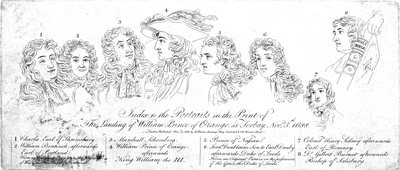 مؤشر إلى ... هبوط وليام أمير أورانج في تورباي ، 5 نوفمبر 1688. ، 1830s بواسطة غير معروف