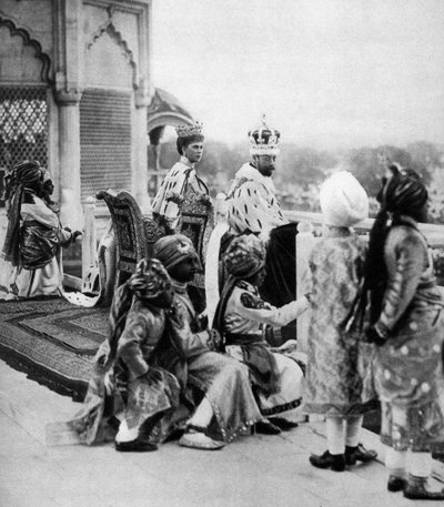 صفحات الهند الأميرية ، جورج الخامس والملكة ماي في دلهي ، 1911 ، 1935 بواسطة غير معروف