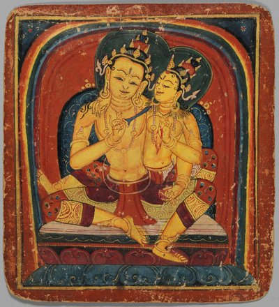 بطاقة البدء Tsakalis: Akashagarbha ، أوائل القرن الخامس عشر. بواسطة غير معروف