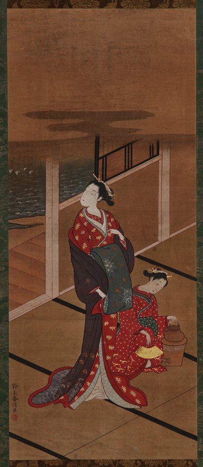 من الداخل: A Yujo ومرافق تسخين المياه ، فترة إيدو ، 1615-1868. بواسطة غير معروف