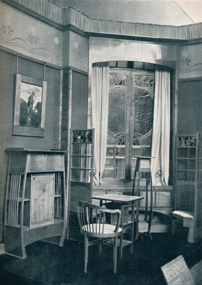 الداخلية. تم تزيينه بواسطة M. Niedermoser ، c1900 بواسطة غير معروف