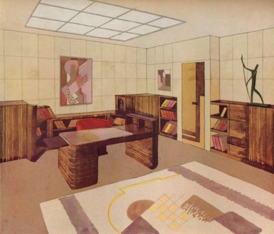 تصميم داخلي وتنفيذ من قبل DIM Decoration Interieure Moderne ، c1930 بواسطة غير معروف