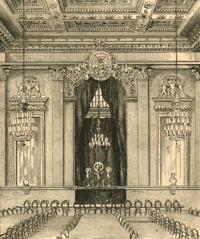 داخل قاعة جولدسميث ، 1876 ، 1897. بواسطة غير معروف