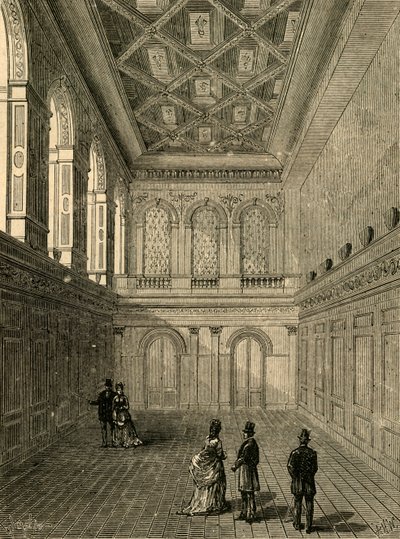 داخل قاعة هابرداشرز ، 1876 ، 1897. بواسطة غير معروف