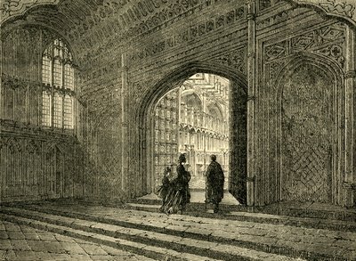 داخل كنيسة هنري السابع.ص 1881. بواسطة غير معروف