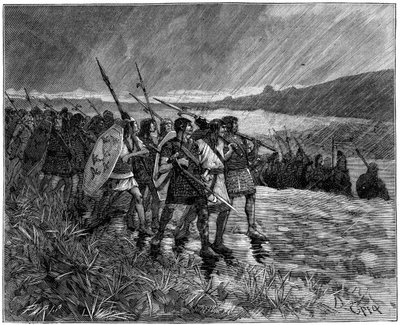 غزو آلان أو القوط الغربيين ، الغال ، أوائل القرن الخامس 1882-1884 بواسطة غير معروف