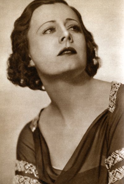 إيرين دن ، الممثلة الأمريكية ، 1933 بواسطة غير معروف