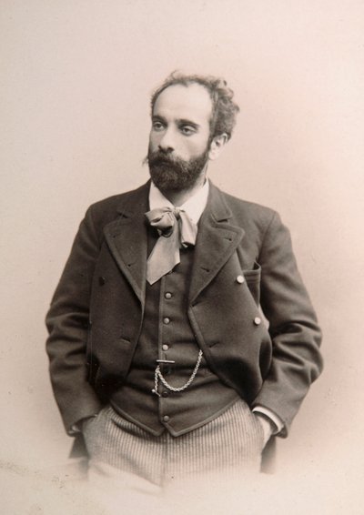إسحاق ليفيتان ، فنان روسي ، c1880s-c1890s بواسطة غير معروف