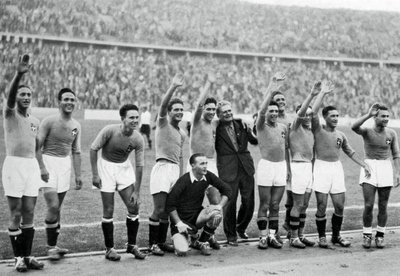 المنتخب الإيطالي لكرة القدم ، أولمبياد برلين ، 1936 بواسطة غير معروف