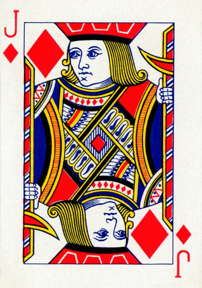 جاك أوف دايموندز من مجموعة أوراق لعب Goodall & Son Ltd. ، c1940 بواسطة غير معروف
