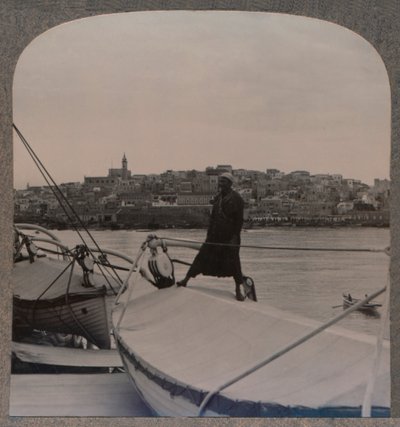 يافا جوبا القديمة من البحر عام 1900 بواسطة غير معروف