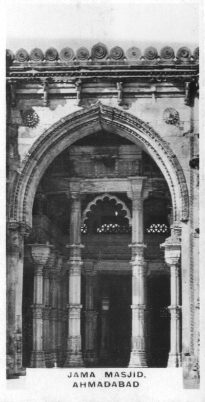 مسجد جامع ، أحمد آباد ، غوجارات ، الهند ، c1925 بواسطة غير معروف