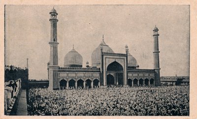 مسجد جامع ، دلهي ، ١٩٠٠ بواسطة غير معروف