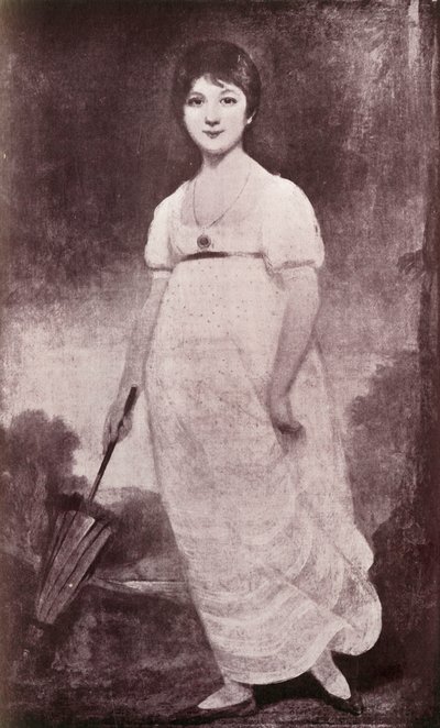 جين أوستن ، c1789 ، 1919 بواسطة غير معروف