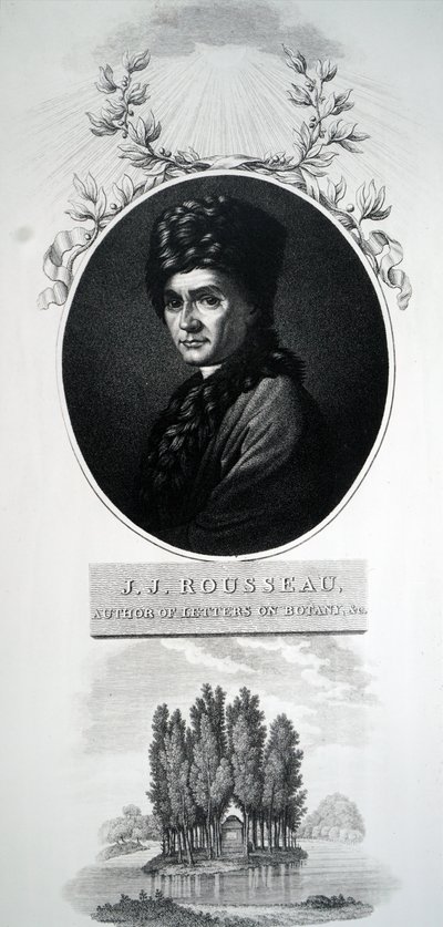 Jean-Jacques Rousseau. بواسطة غير معروف