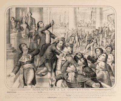 جان لامبرت تالين في منبر المؤتمر الوطني في التاسع من ثيرميدور ... ، 1794. بواسطة غير معروف