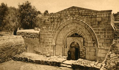 القدس - كنيسة العذراء ، c1918-c1939. بواسطة غير معروف