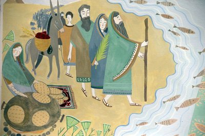 المتحف اليهودي السويسري ، بازل ، الخروج من مصر ، عيد الفصح (صورة) بواسطة غير معروف