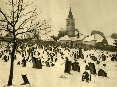 المقبرة اليهودية ، Mattersburg ، بورغنلاند ، النمسا ، c1935. بواسطة غير معروف
