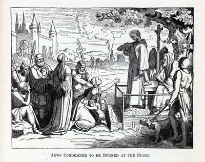 إدانة اليهود لحرقهم على المحك ، 1882 بواسطة غير معروف